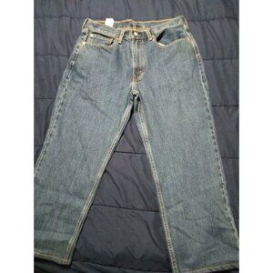 Levi's Y2K 550 Jeans 34 X 29 Relaxed Fit Tapered Leg‎ Blue Dark Wash